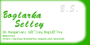 boglarka selley business card